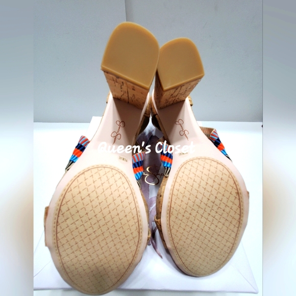 JESSICA SIMPSON| Multi Colored Sandal|💥BRAND NEW Size 9.5 - Picture 5 of 6